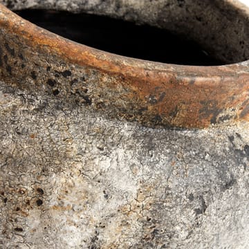 Vaso de flores Echo 28 cm  - Ferrugem-cinza - Muubs