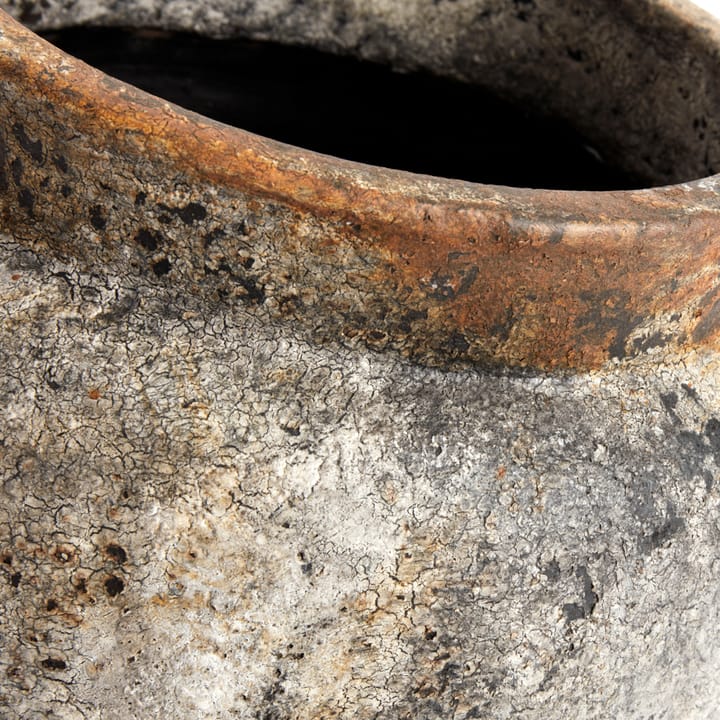 Vaso de flores Echo 28 cm  - Ferrugem-cinza - Muubs