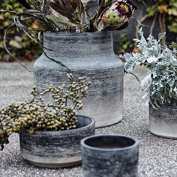 Vaso de flores Kanji Ø22 cm - Cinza - MUUBS