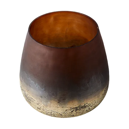 Vaso Lana Ø15x15 cm, Brown-gold MUUBS