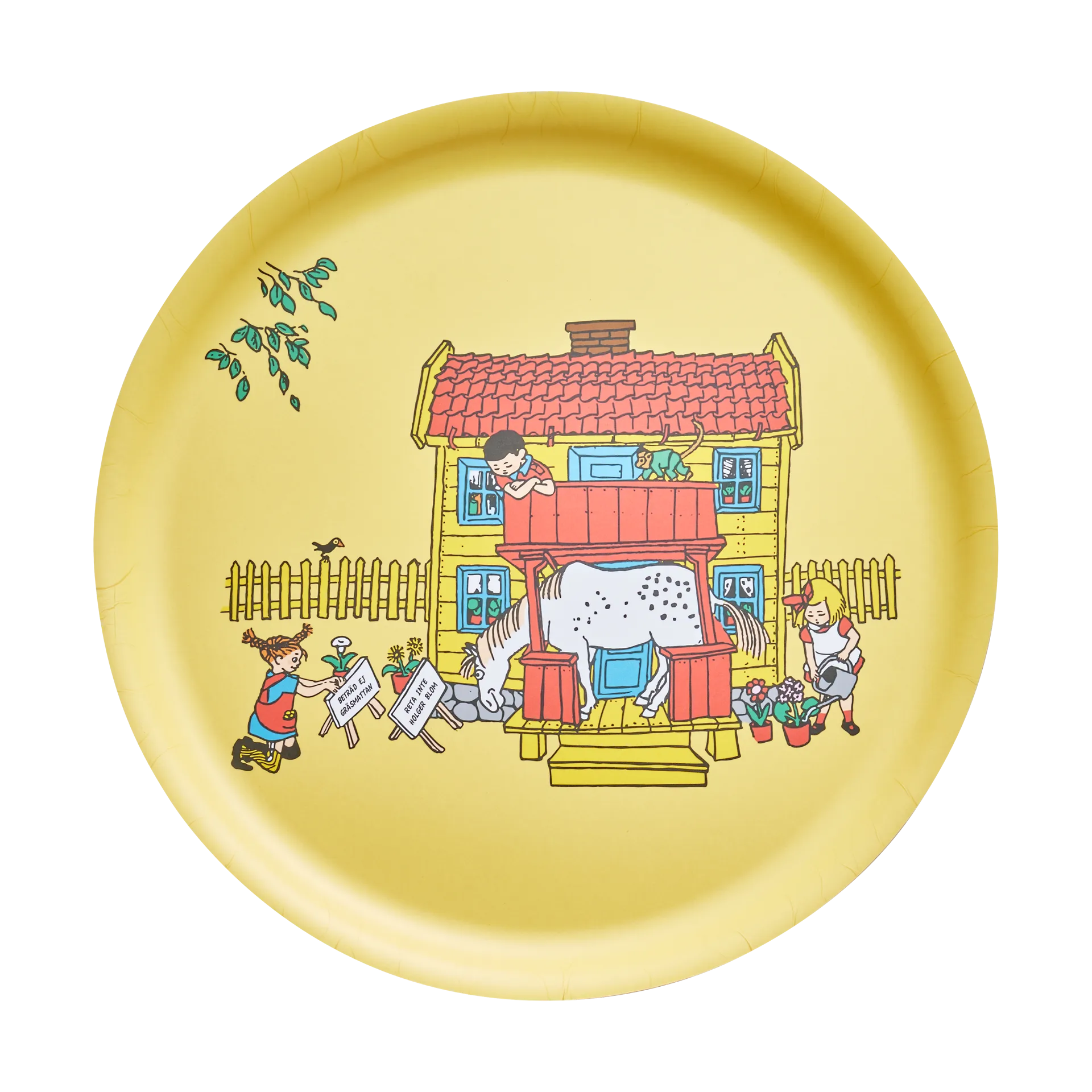 Bandeja de servir Pippi Ø35 cm, Villa villekulla Muurla