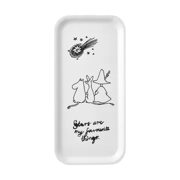 Bandeja Mumin 80 13x27 cm - Branco - Muurla