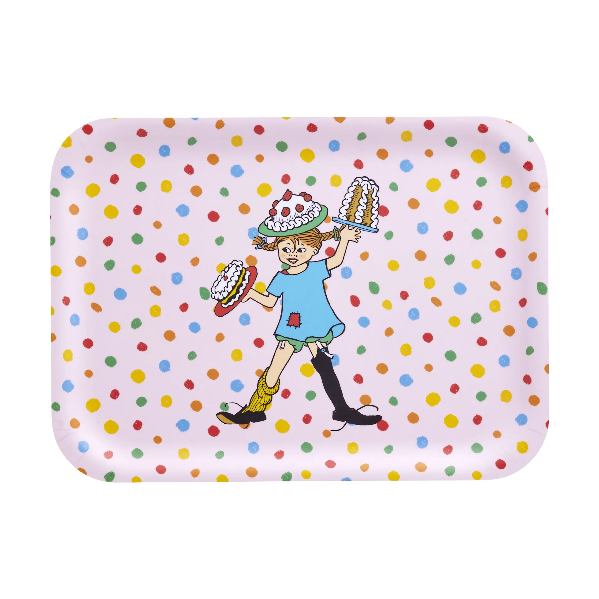 Bandeja Pippi 20x27 cm, Aniversário Muurla