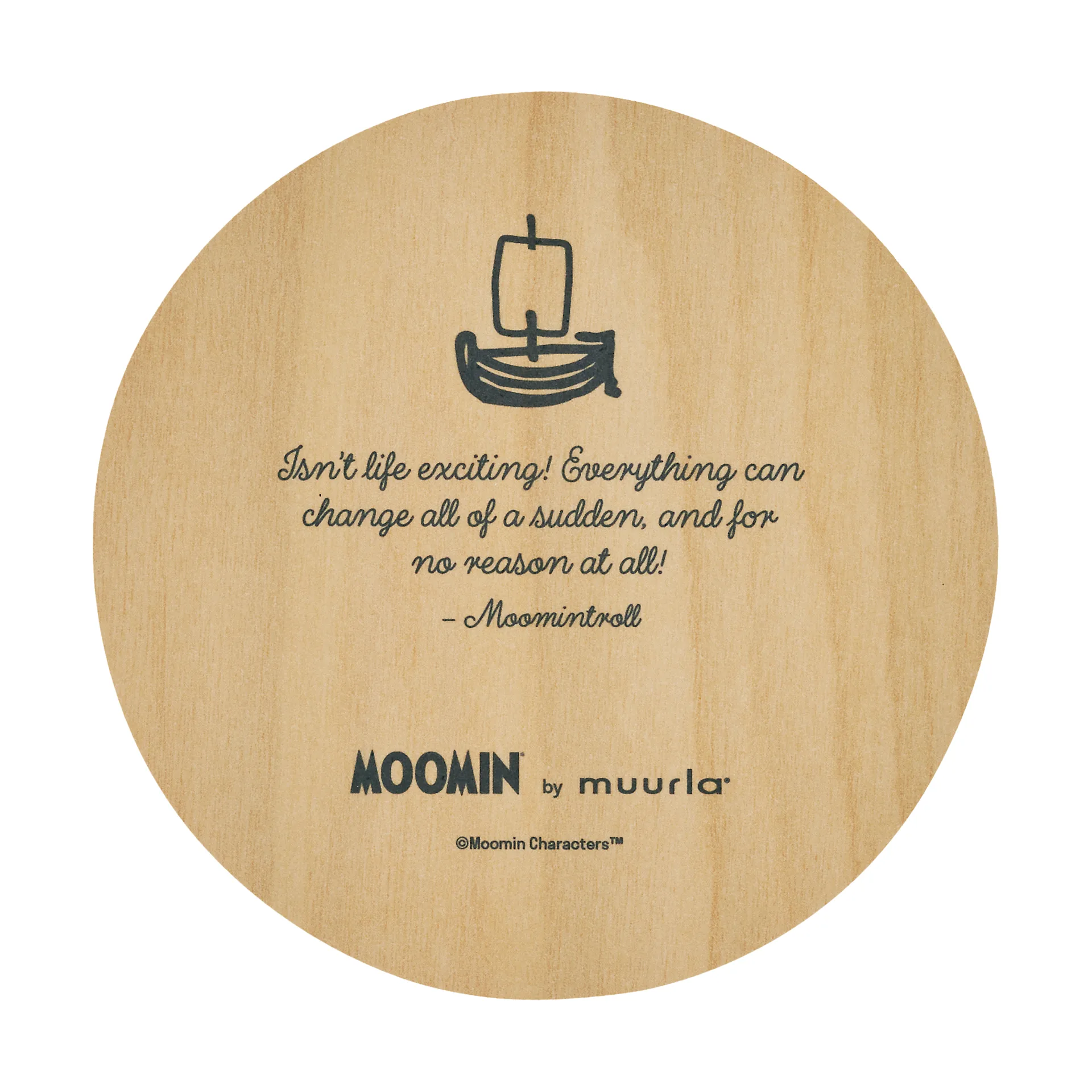 Base para copos Moomin Ø10 cm, Momintroll Muurla