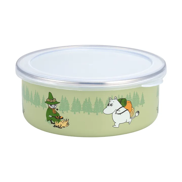 Campers frasco esmaltado Mumin com tampa - 0,8 L - Muurla