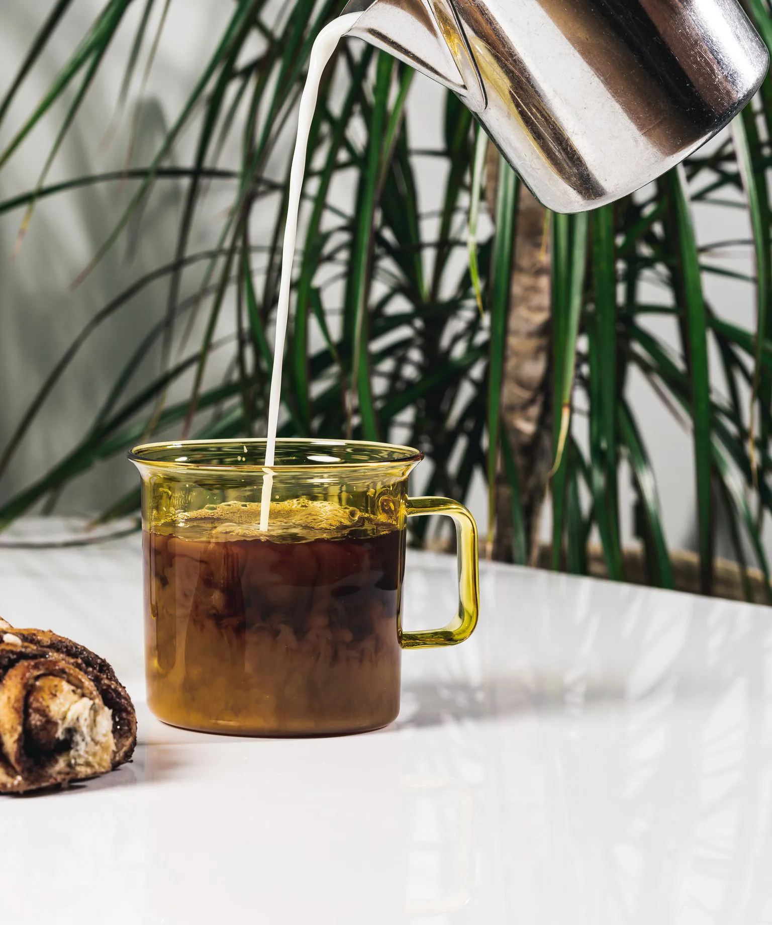 Caneca de vidro Muurla 35 cl, Amarelo Muurla