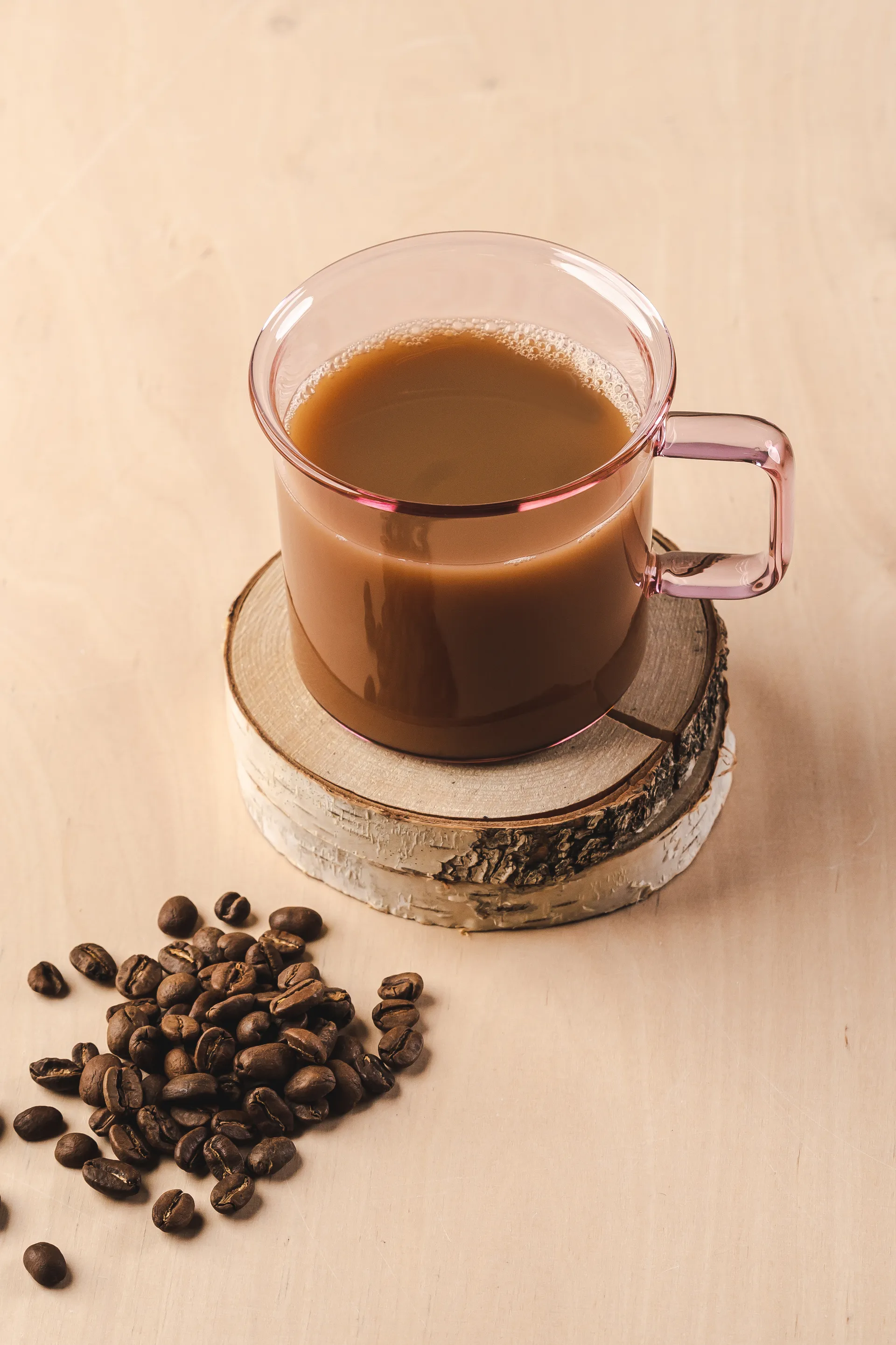 Caneca de vidro Muurla 35 cl, Rosa  Muurla