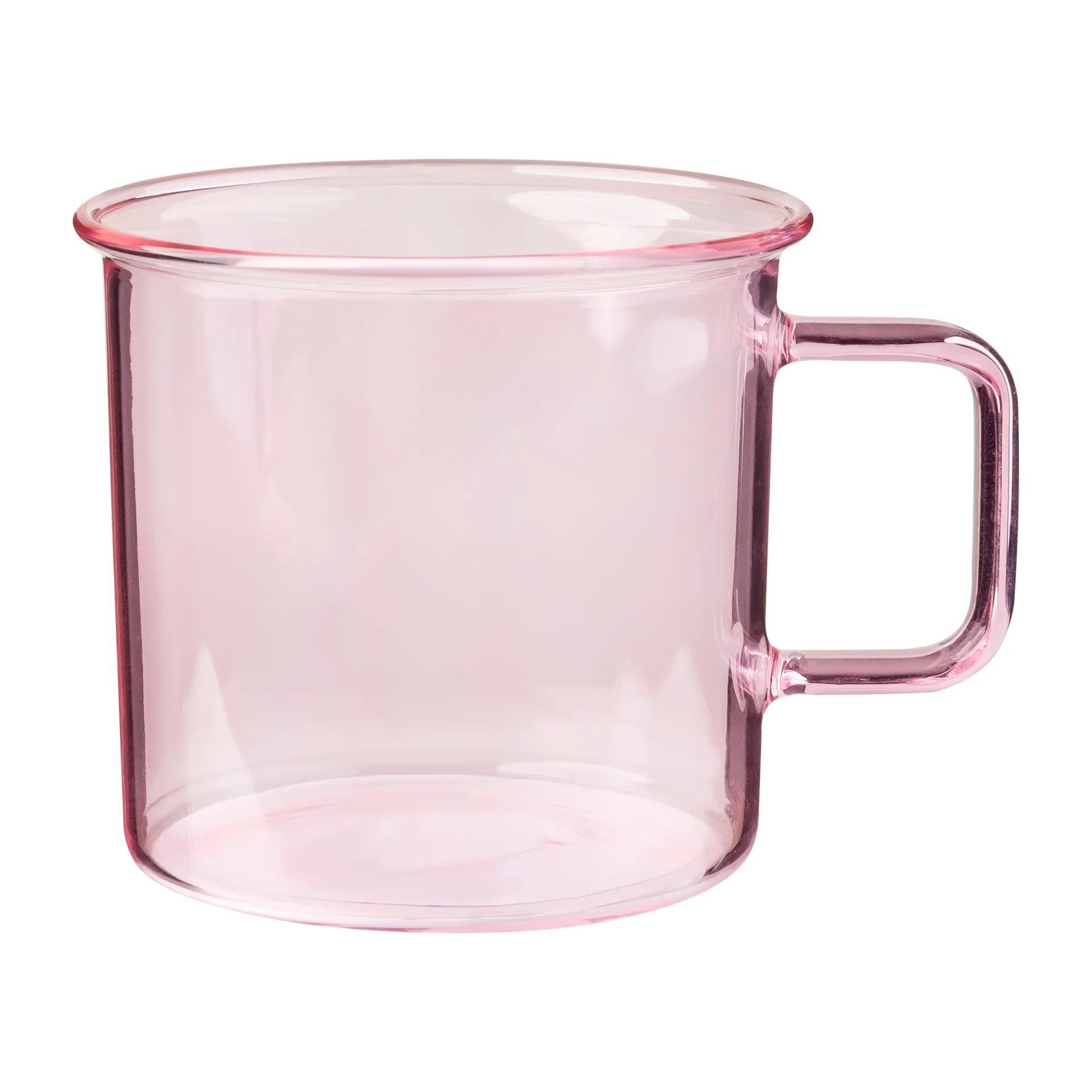 Caneca de vidro Muurla 35 cl, Rosa  Muurla