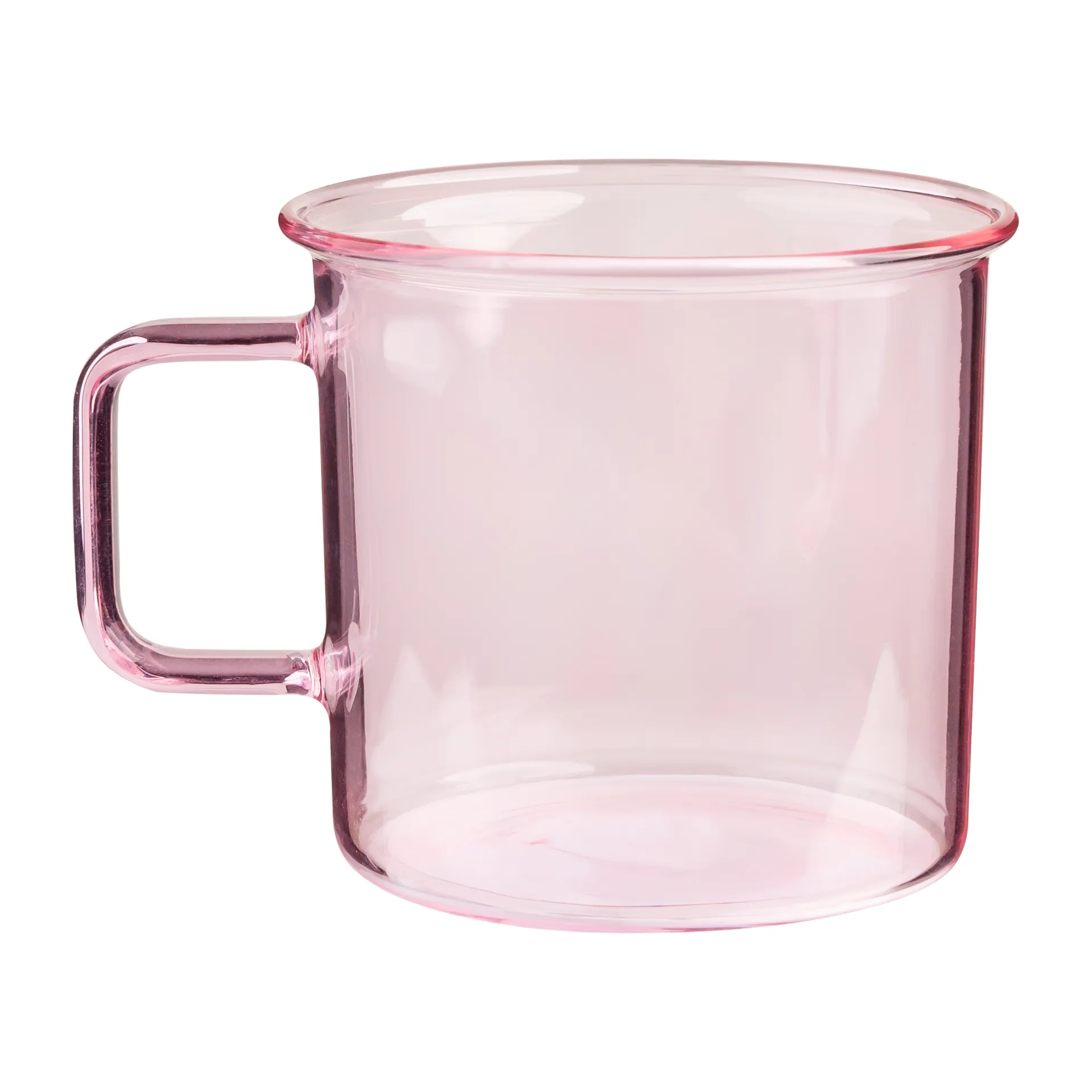 Caneca de vidro Muurla 35 cl, Rosa  Muurla