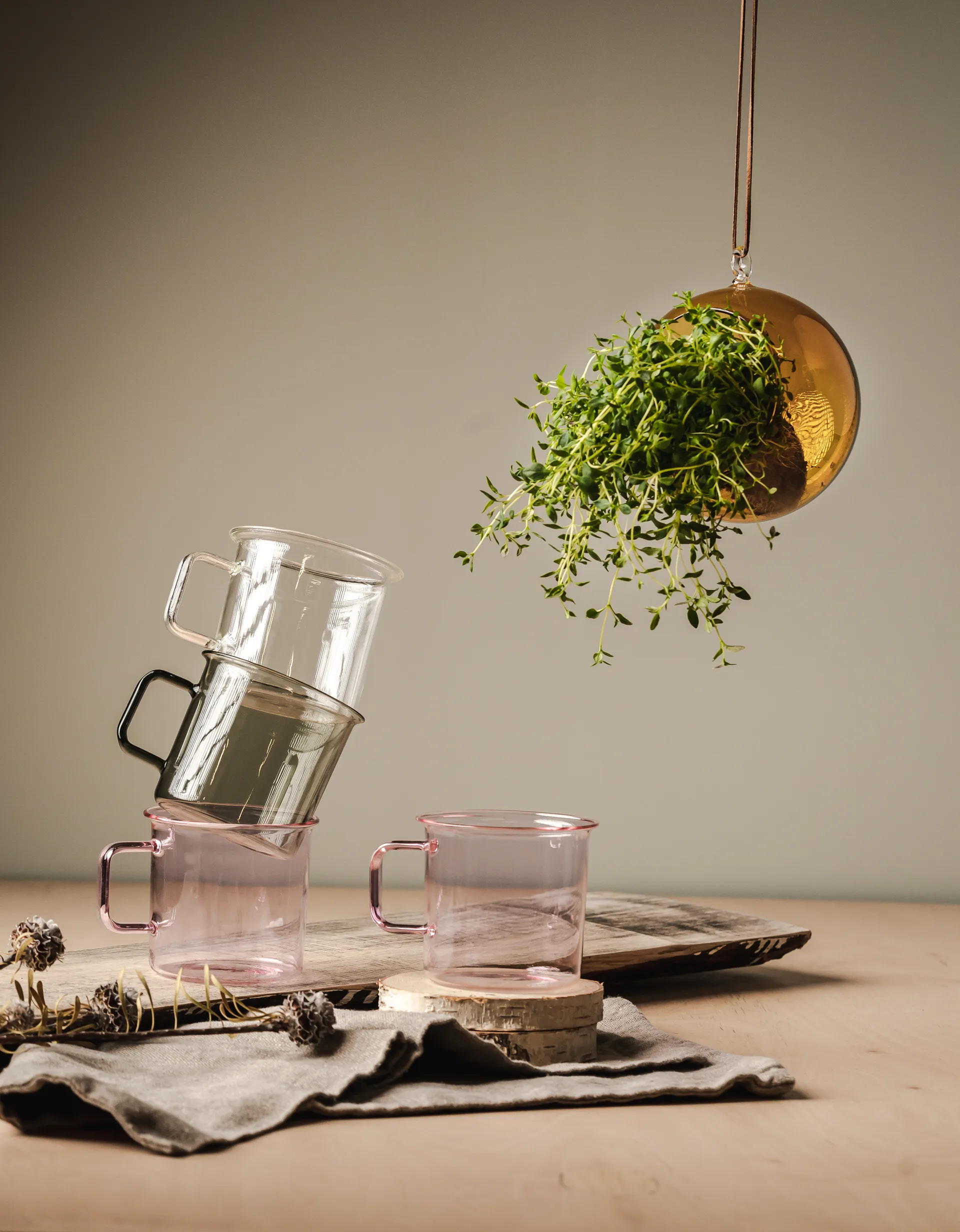 Caneca de vidro Muurla 35 cl, Transparent Muurla