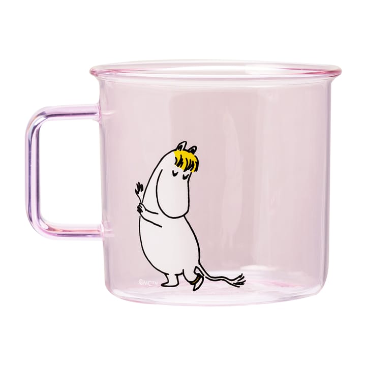 Caneca de vidro Snorkmaiden 35 cl - Rosa  - Muurla