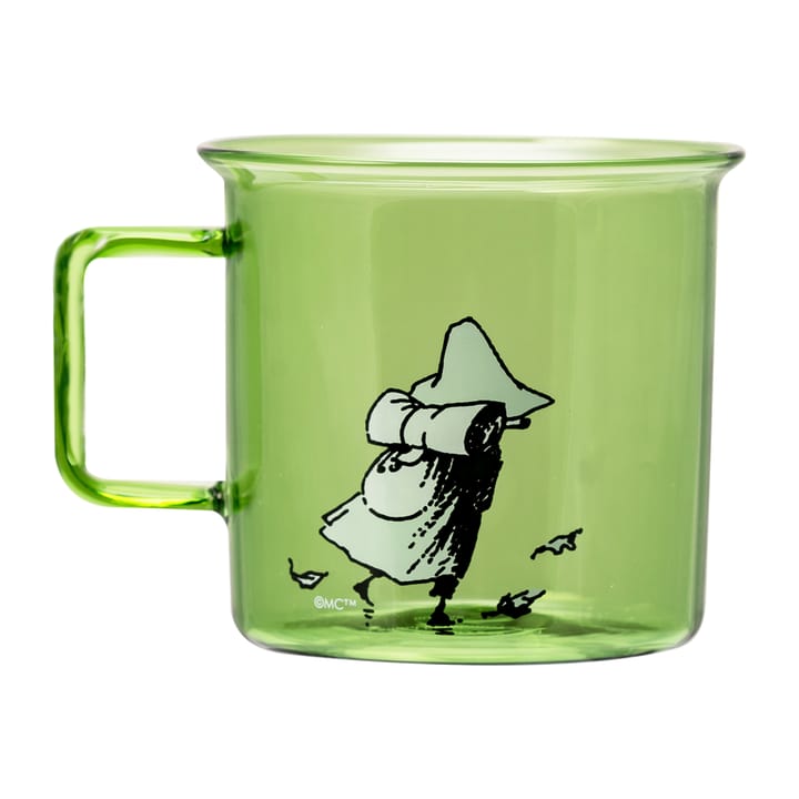 Caneca de vidro Snufkin 35 cl - Verde - Muurla