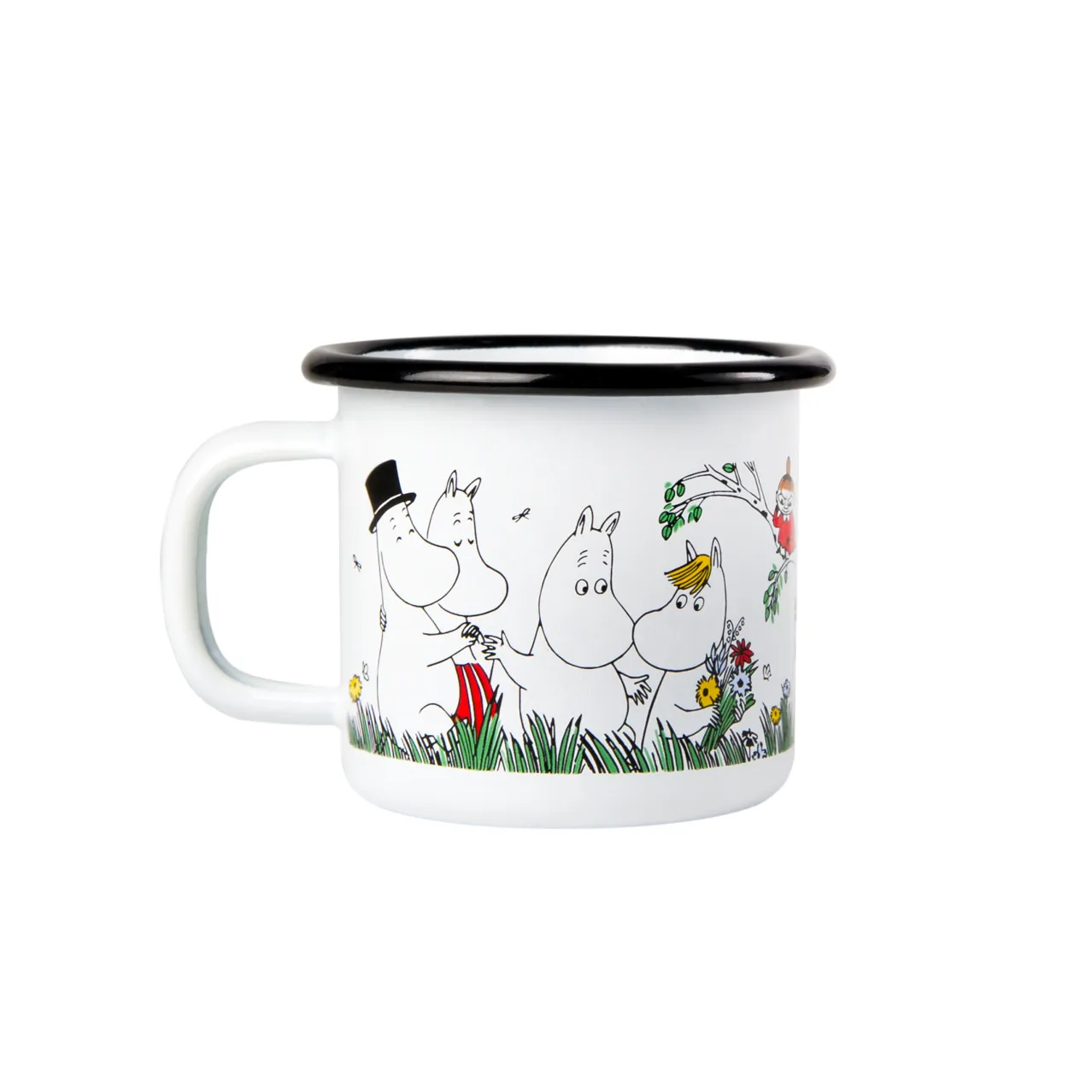 Caneca esmalte Glada familjen 1,5 dl, Gladafamiljen Muurla