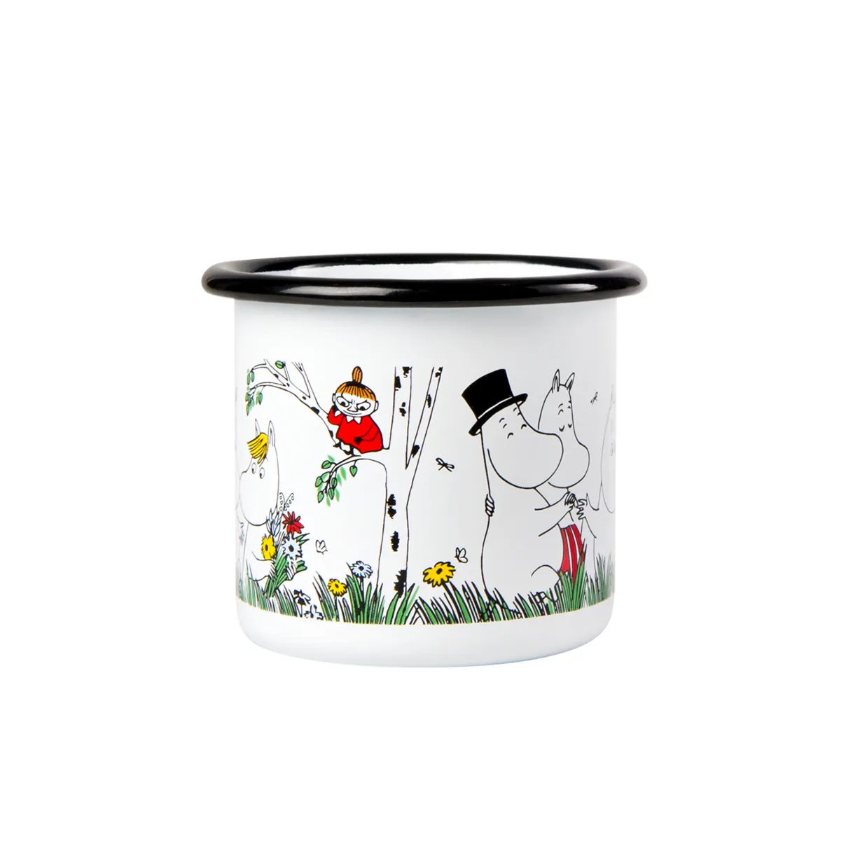 Caneca esmalte Glada familjen 1,5 dl, Gladafamiljen Muurla
