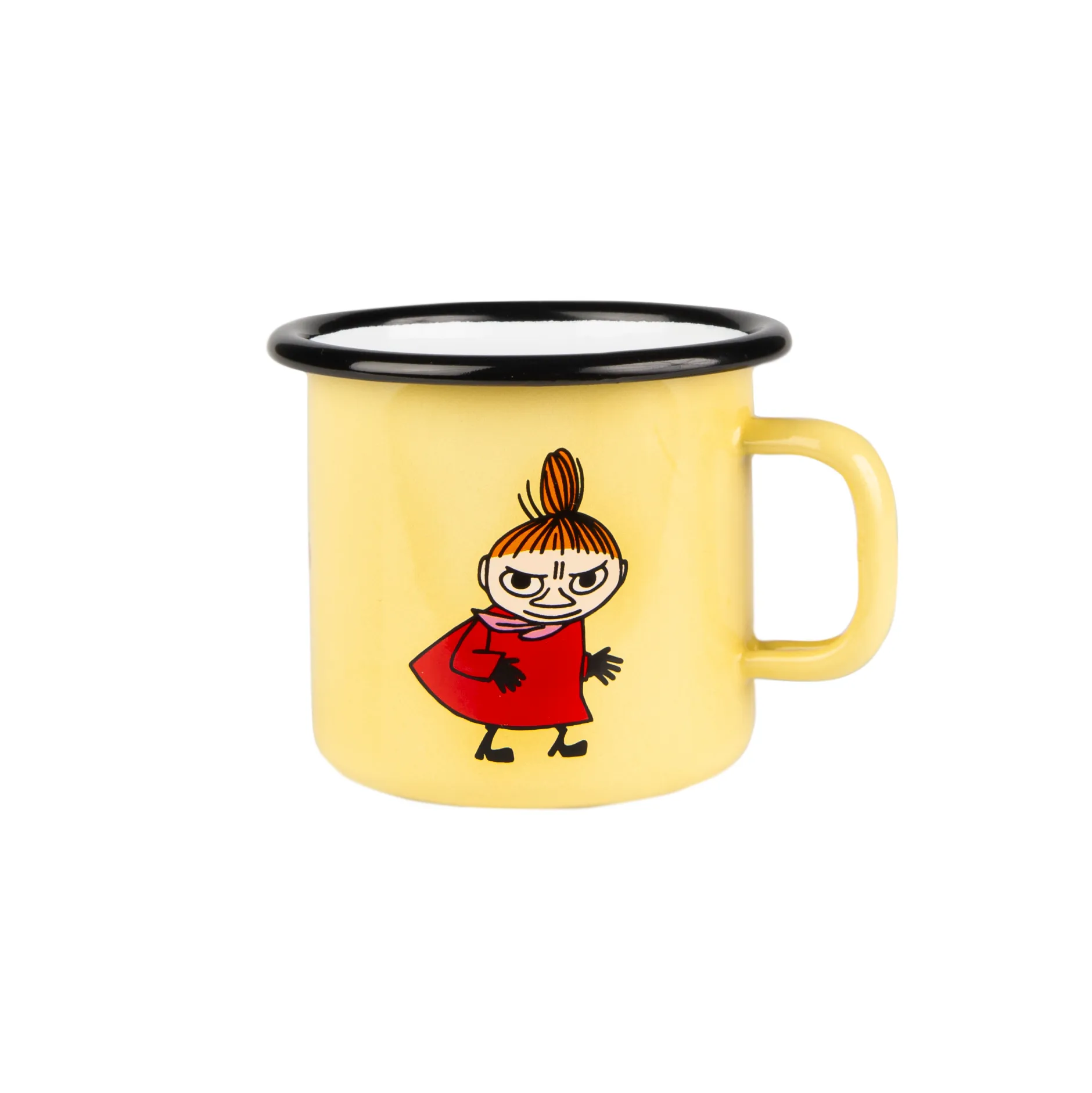 Caneca esmalte Little My 25 cl, Amarelo Muurla