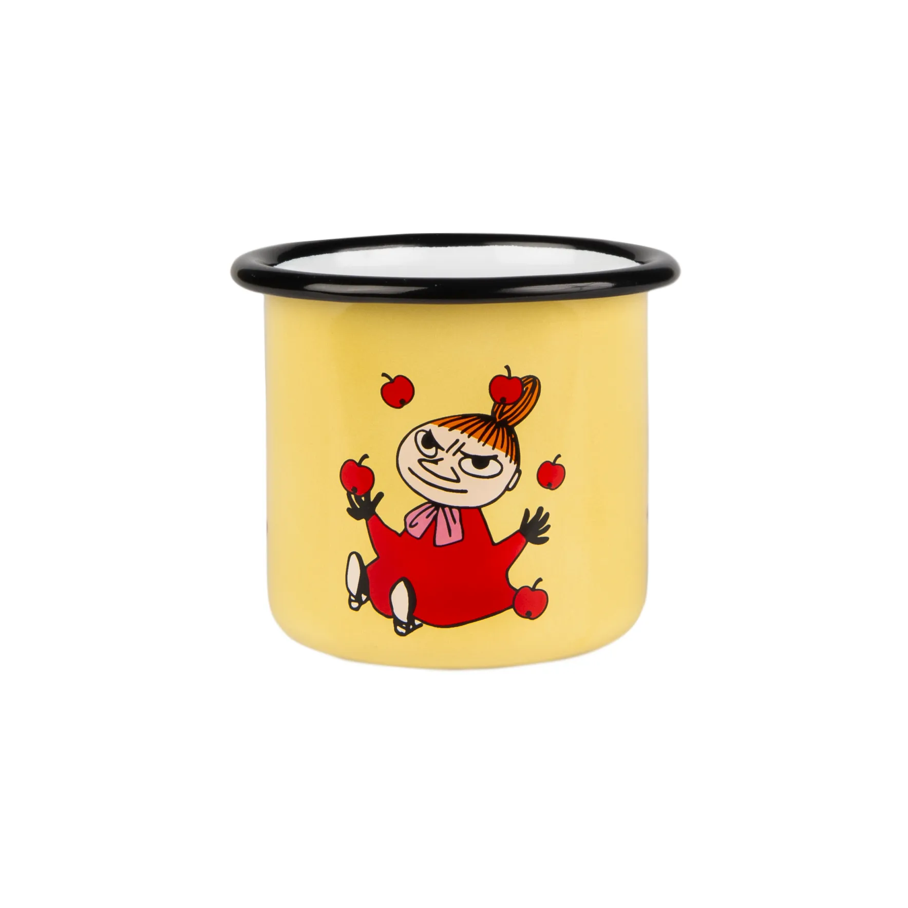 Caneca esmalte Little My 25 cl, Amarelo Muurla