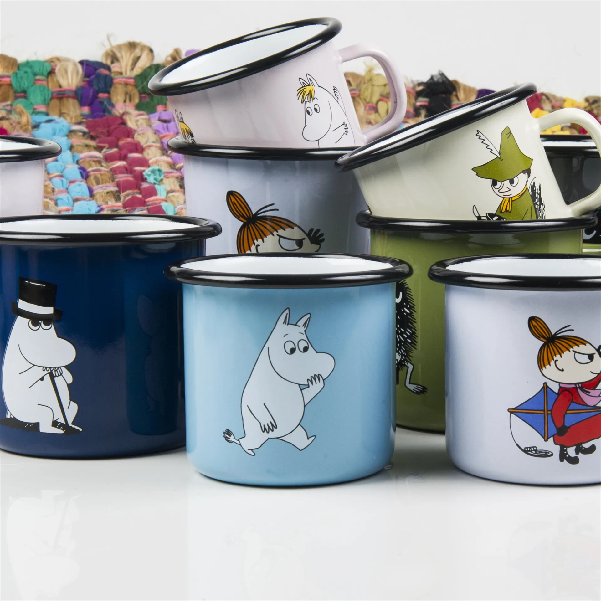Caneca esmalte Moomin, 2,5 dl Muurla