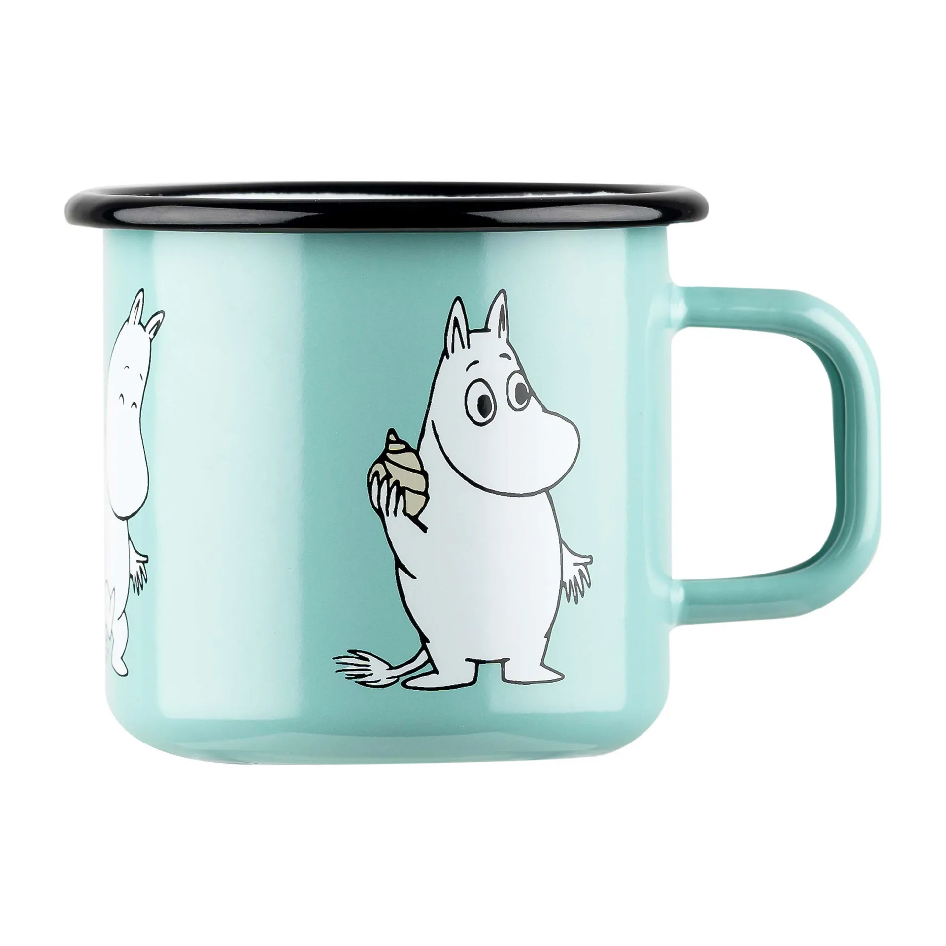 Caneca esmalte Moomin Retro 37 cl, Mint Muurla