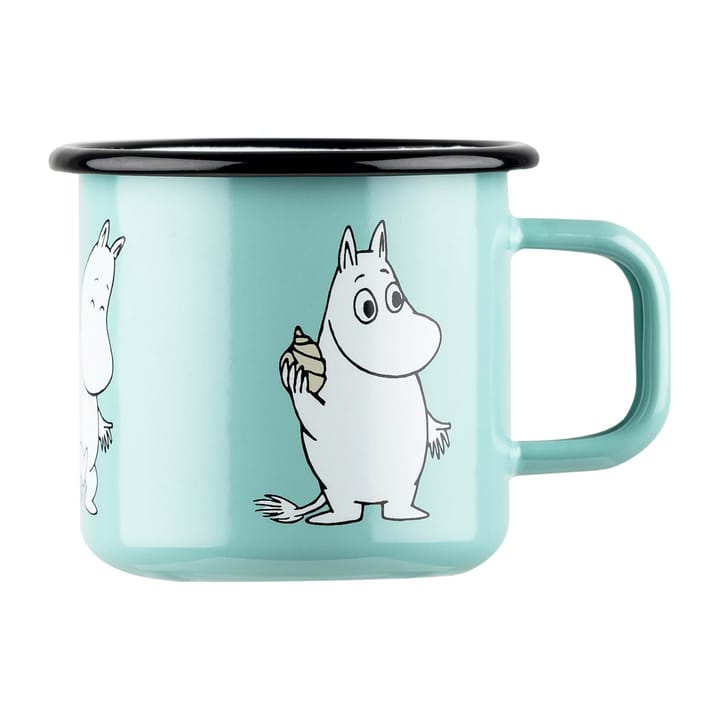 Caneca esmalte Moomin Retro 37 cl - Mint - Muurla