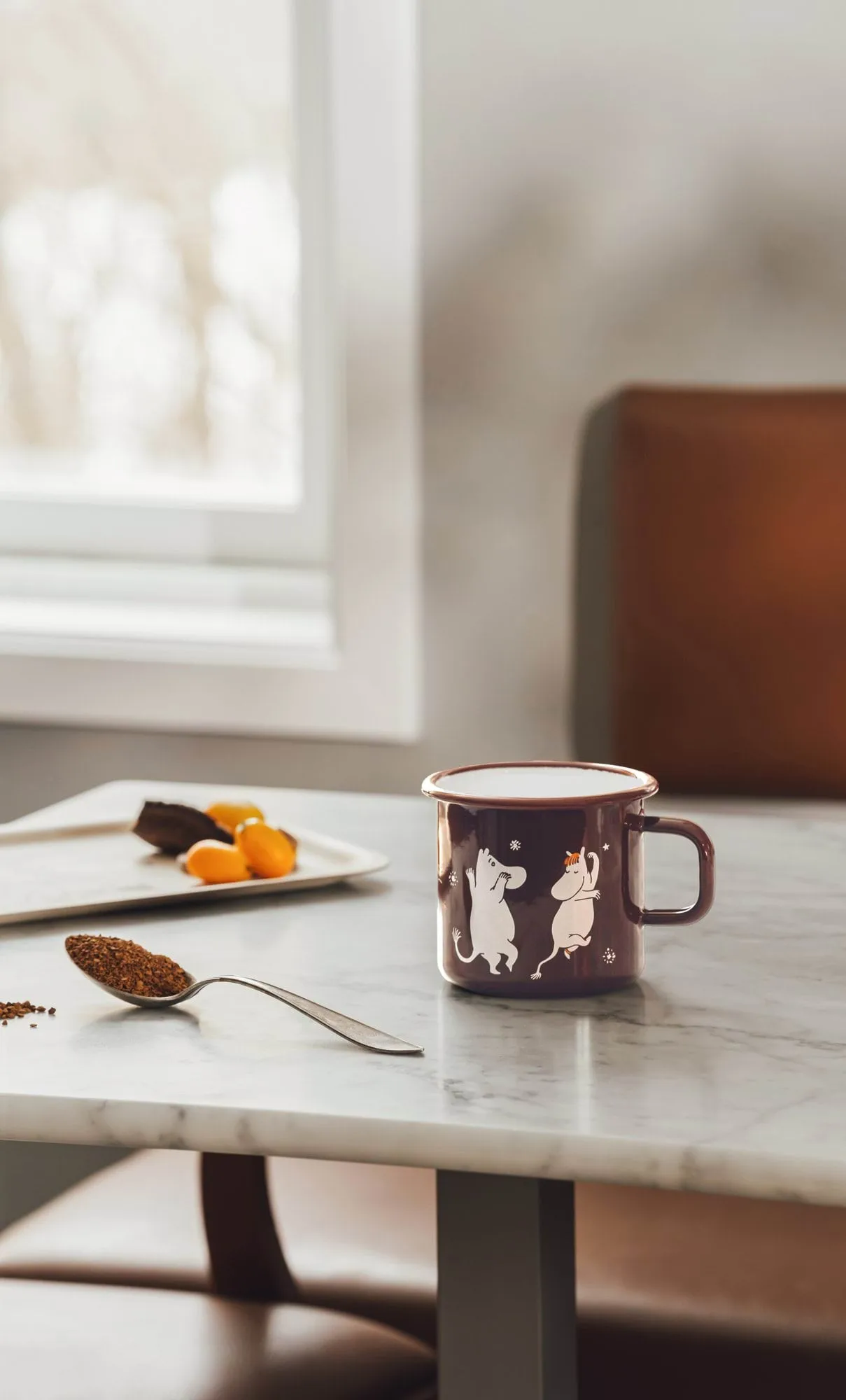 Caneca esmalte Mumin 550 ml, Comet Muurla