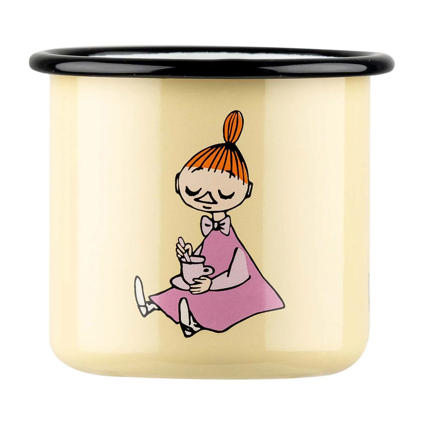 Caneca esmalte Mymble Retro 37 cl, Amarelo Muurla