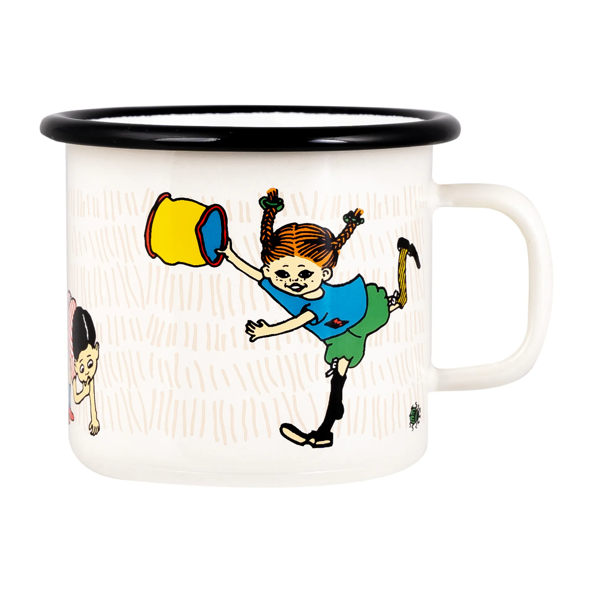 Caneca esmalte Pippi The Snirkle Hunt 25 cl, Multi Muurla