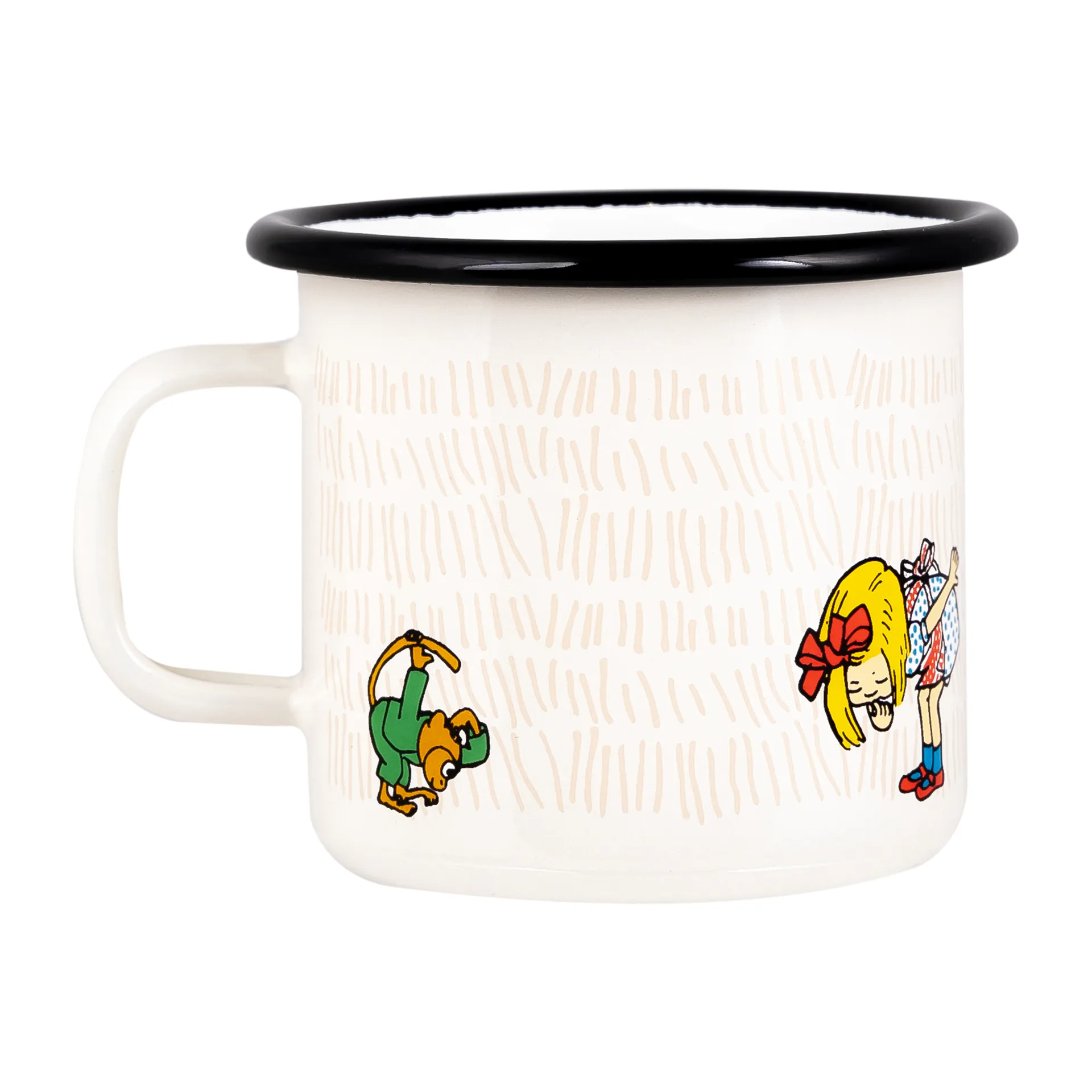 Caneca esmalte Pippi The Snirkle Hunt 25 cl, Multi Muurla