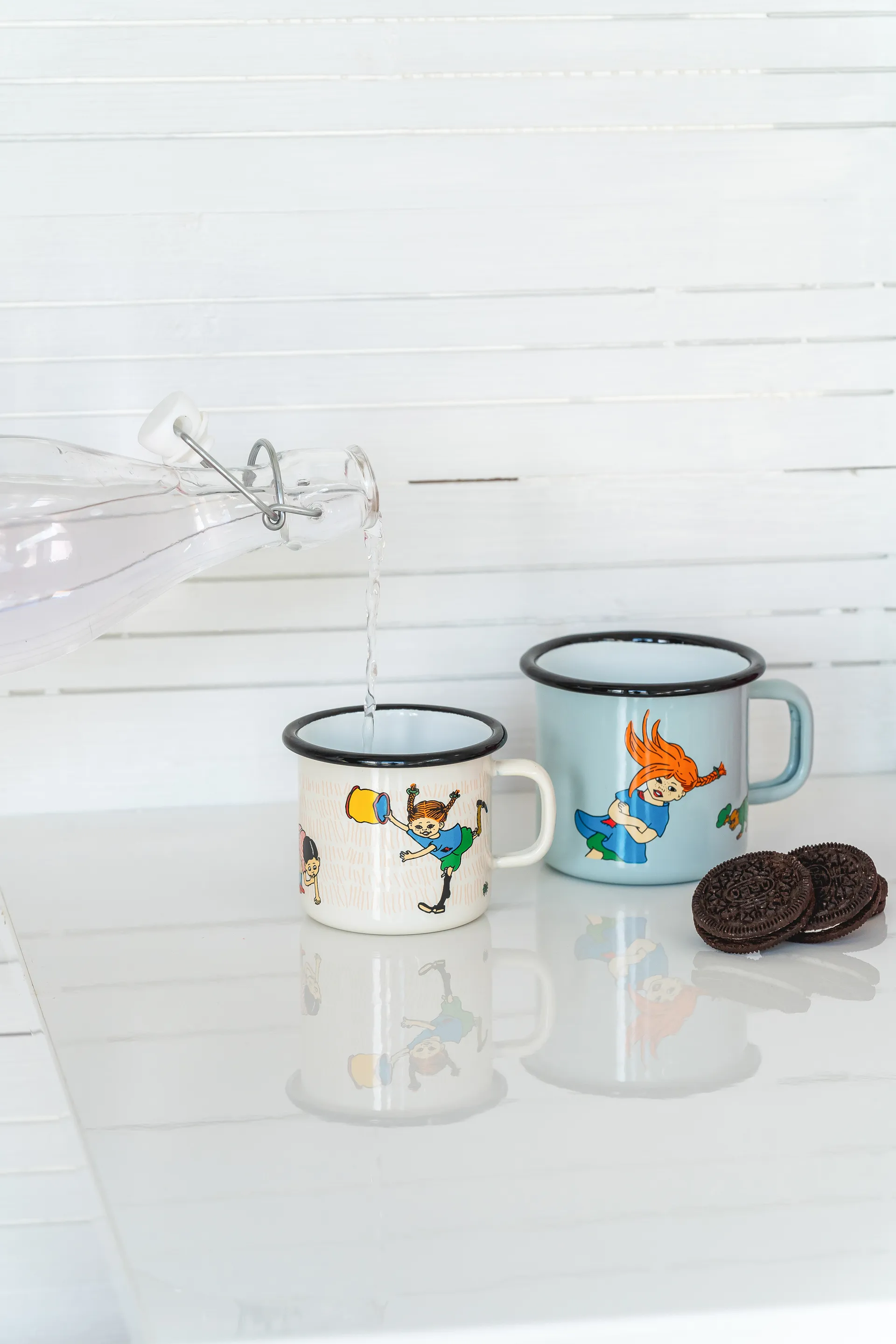 Caneca esmalte Pippi The Snirkle Hunt 25 cl, Multi Muurla