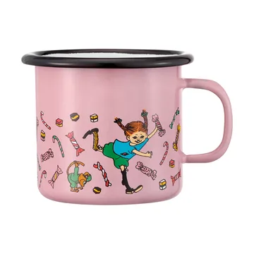 Chávena de esmalte Pippi 2,5 dl - Candy - Muurla