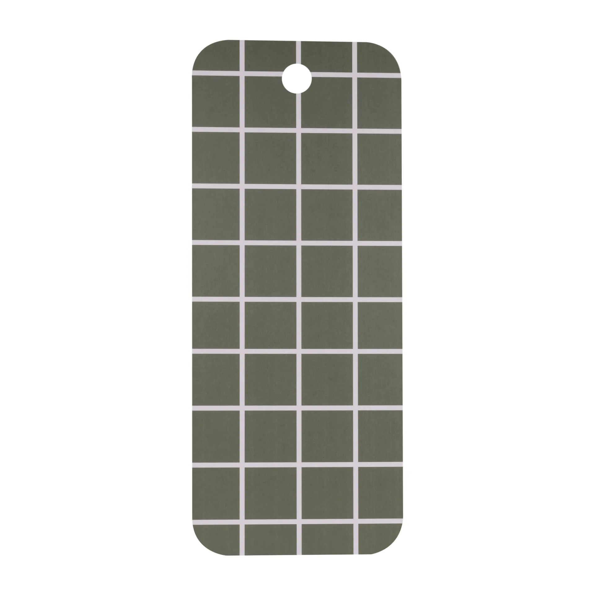 Checks & Stripes bandeja 18x44 cm, Verde-beige Muurla