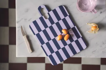 Checks & Stripes bandeja 21x31 cm - Lilac-blue-green - Muurla