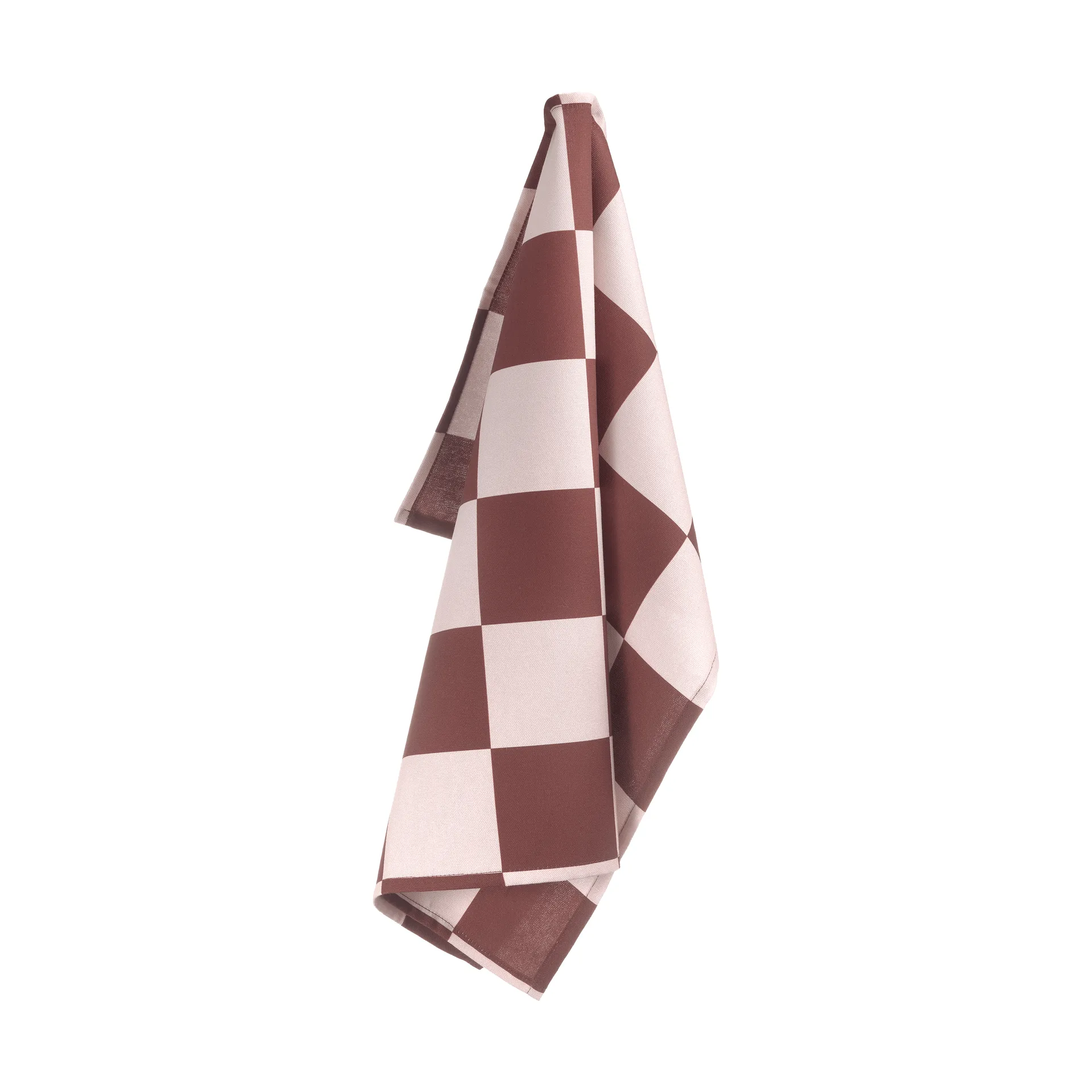 Checks & Stripes pano de cozinha, Brown-pink, 50x65cm Muurla