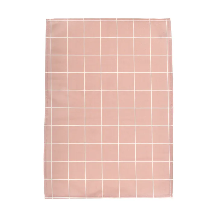 Checks & Stripes pano de cozinha - Rosa, 50x65 cm - Muurla