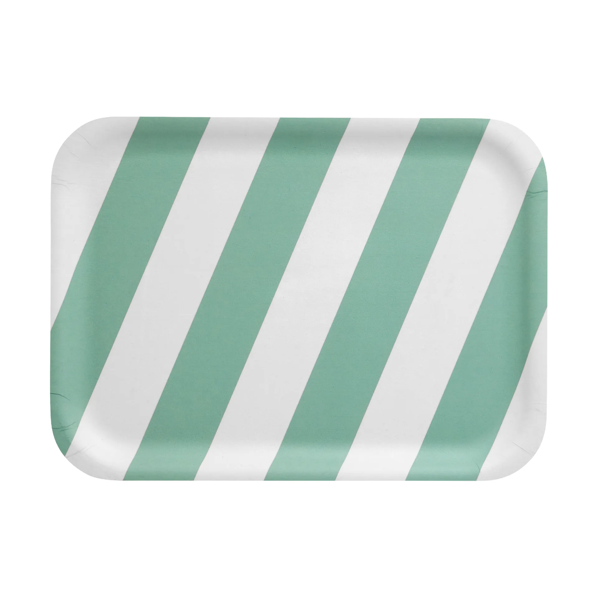 Checks & Stripes tabuleiro 20x27 cm, Menta Muurla