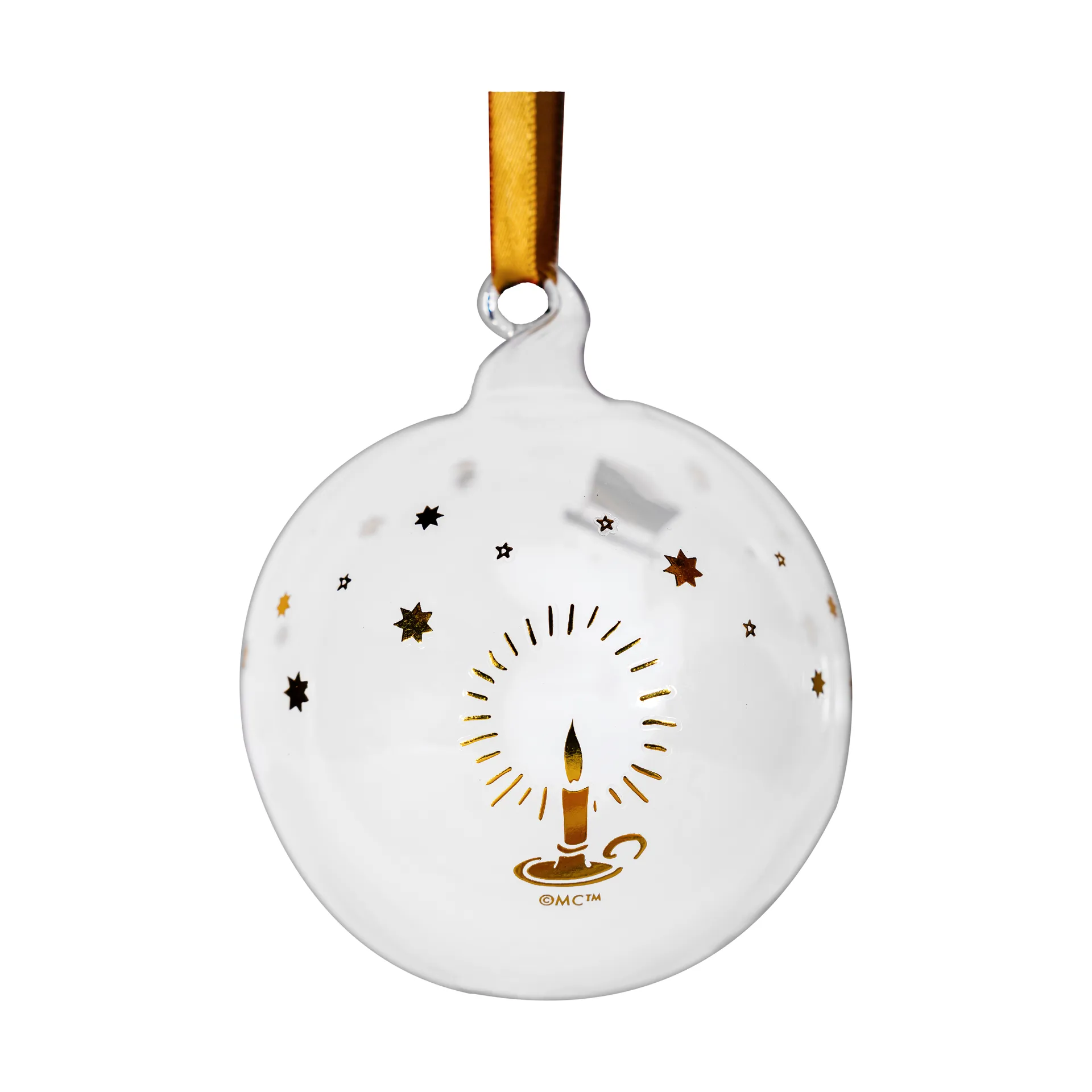 Conjunto de 3 bolas de Natal Moomin Ø7 cm, Sparkling stars Muurla