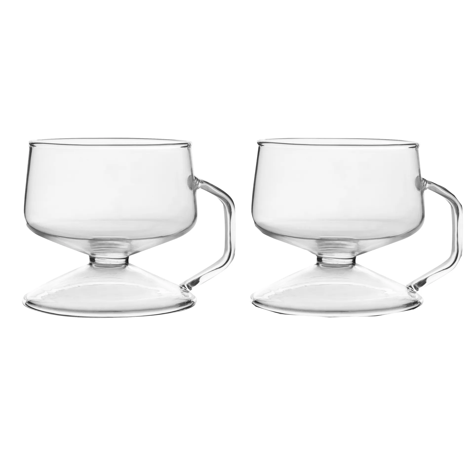 Copo para bebidas quentes Olo 30 cl, 2 un., transparente Muurla