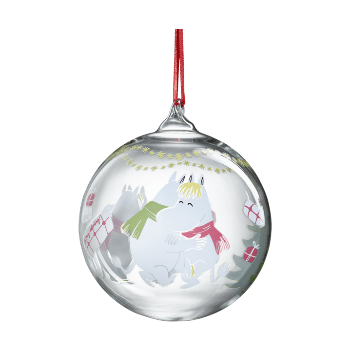 Decoração de árvore de Natal Moomin Ø9 cm - Happy holidays - Muurla