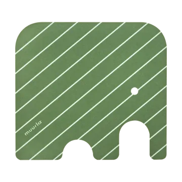 Elephant base para copos 11x10 cm - Green - Muurla