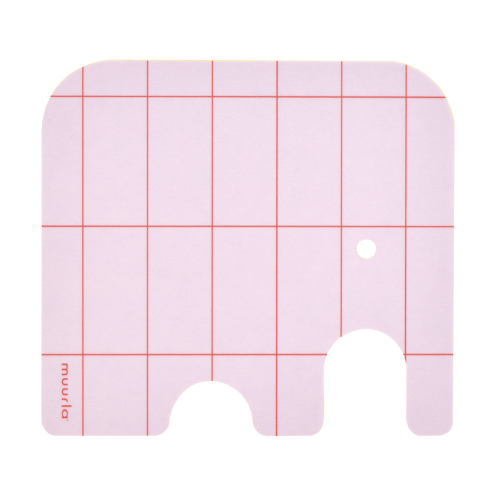 Elephant base para copos 11x10 cm - Pink - Muurla