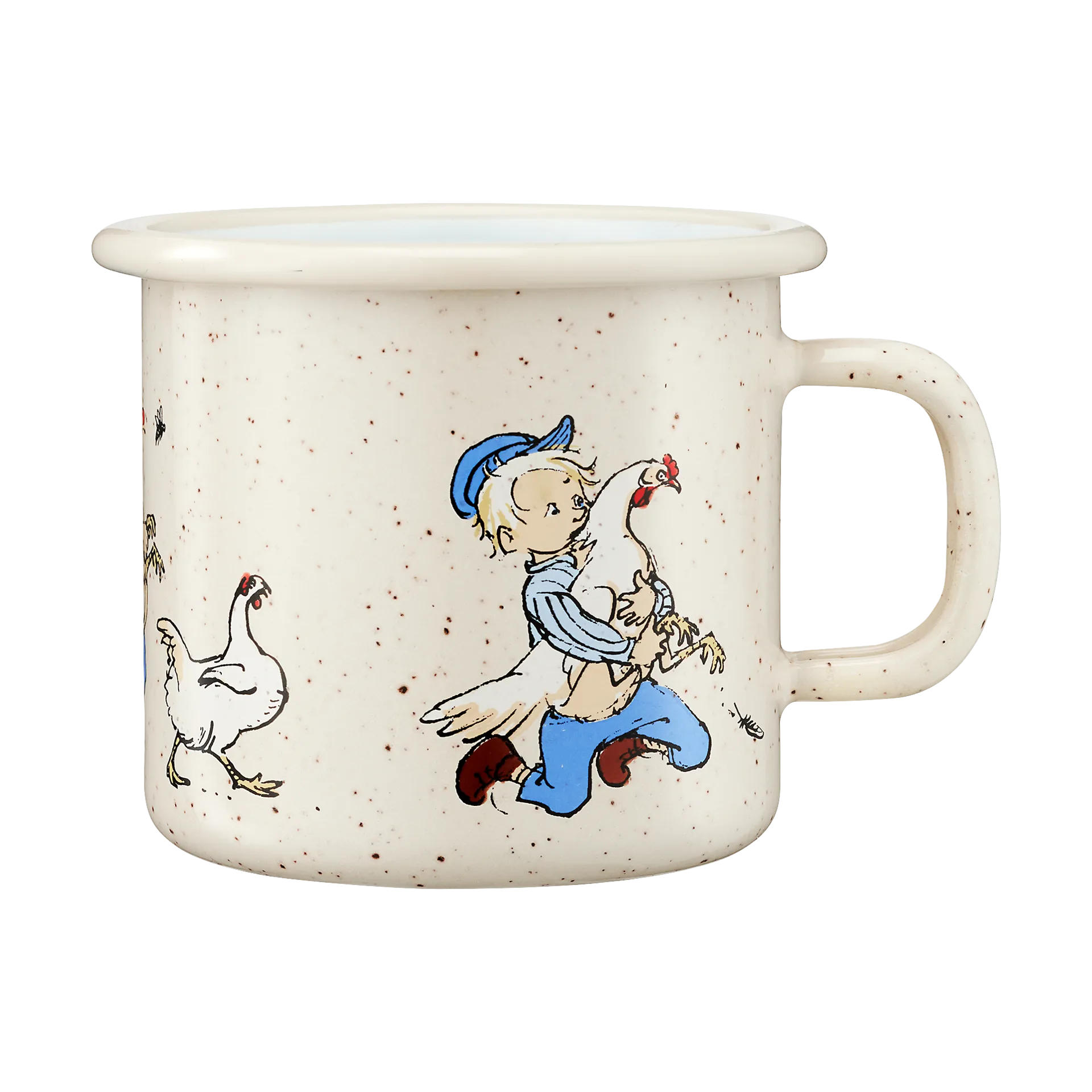 Emil i Lönneberga Chávena de esmalte 2,5 dl, Cluck Cluck Muurla