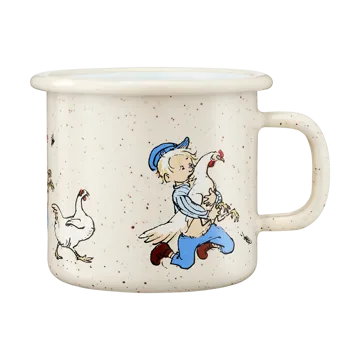 Emil i Lönneberga Chávena de esmalte 2,5 dl - Cluck Cluck - Muurla