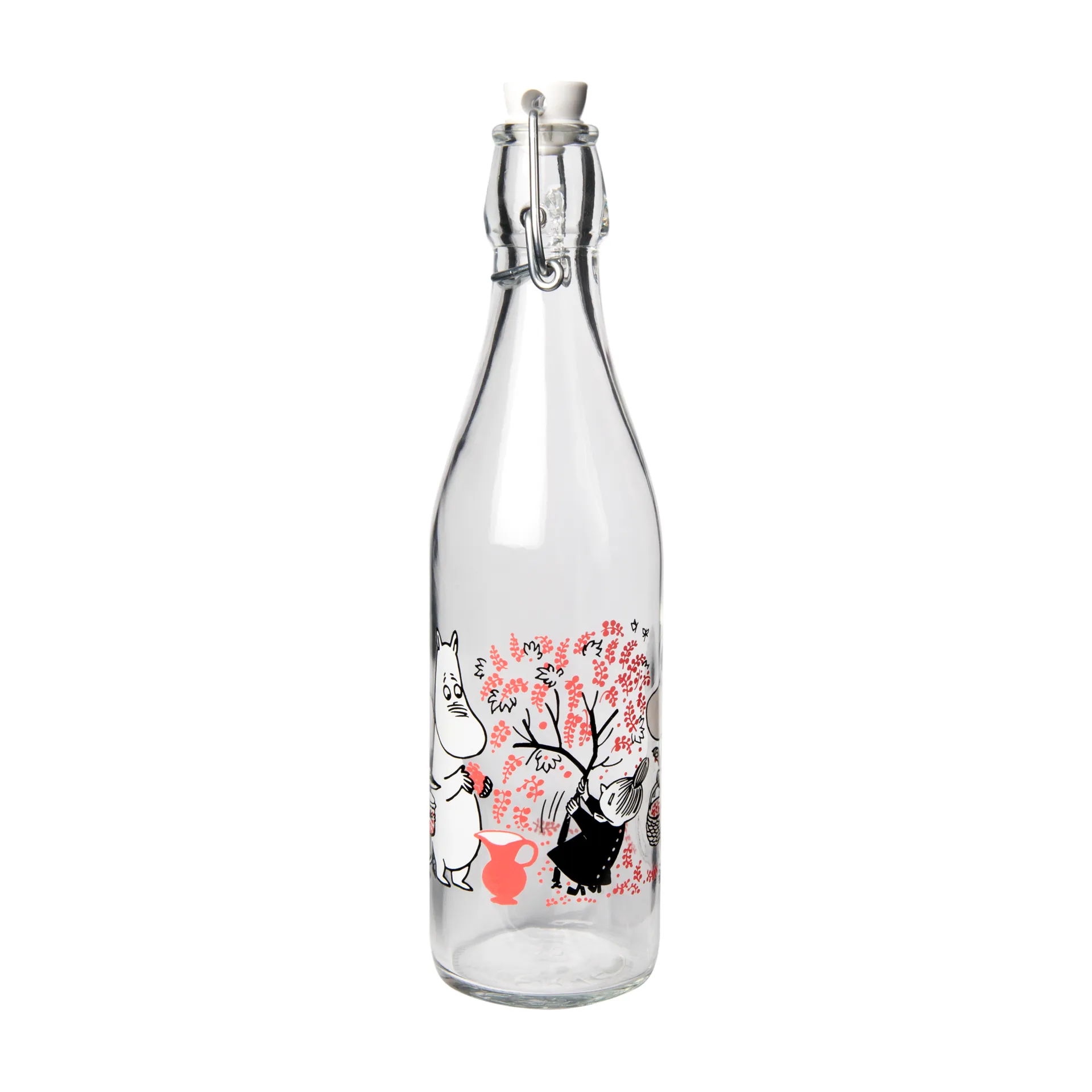 Garrafa de vidro Moomin 0,5 l, Berries Muurla