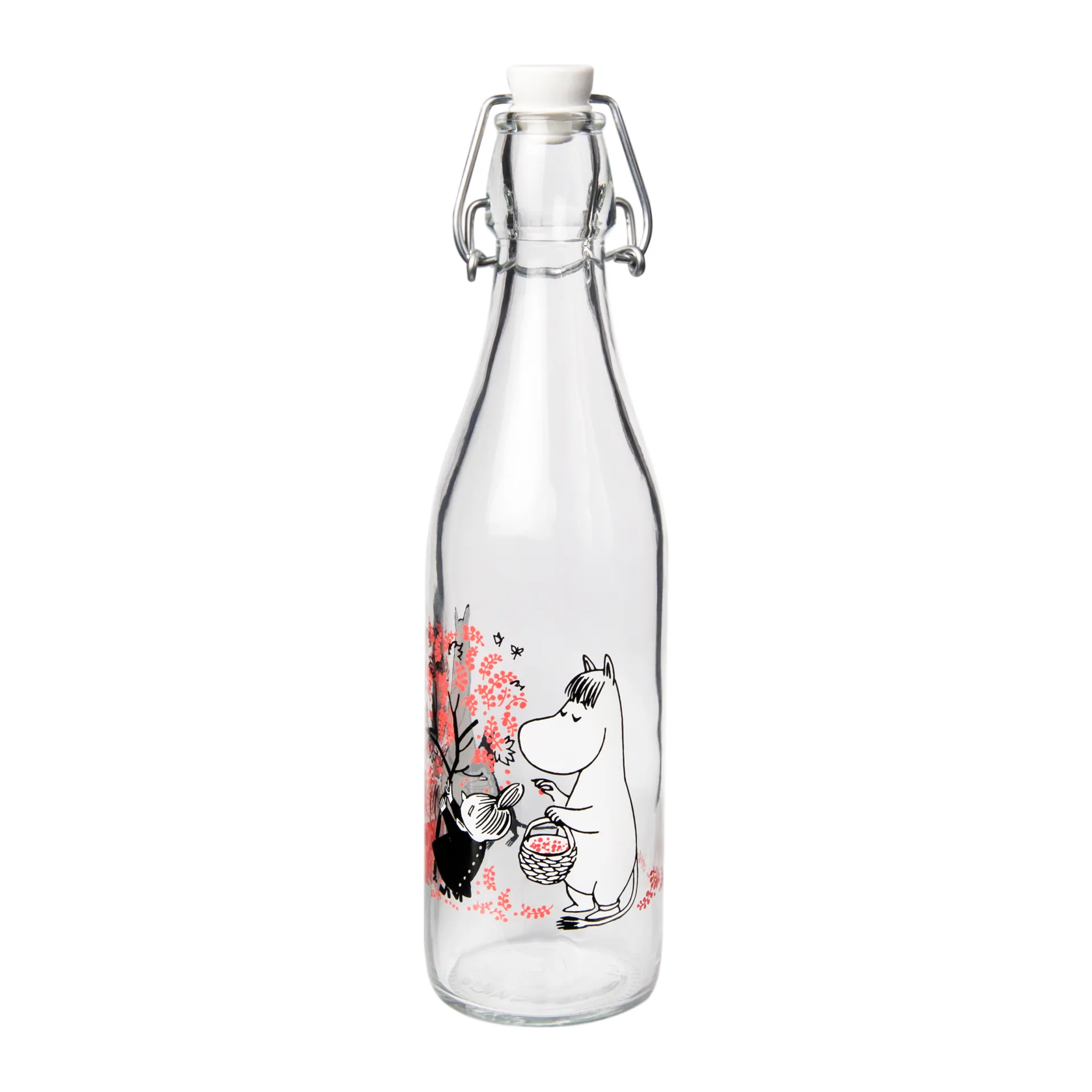 Garrafa de vidro Moomin 0,5 l, Berries Muurla