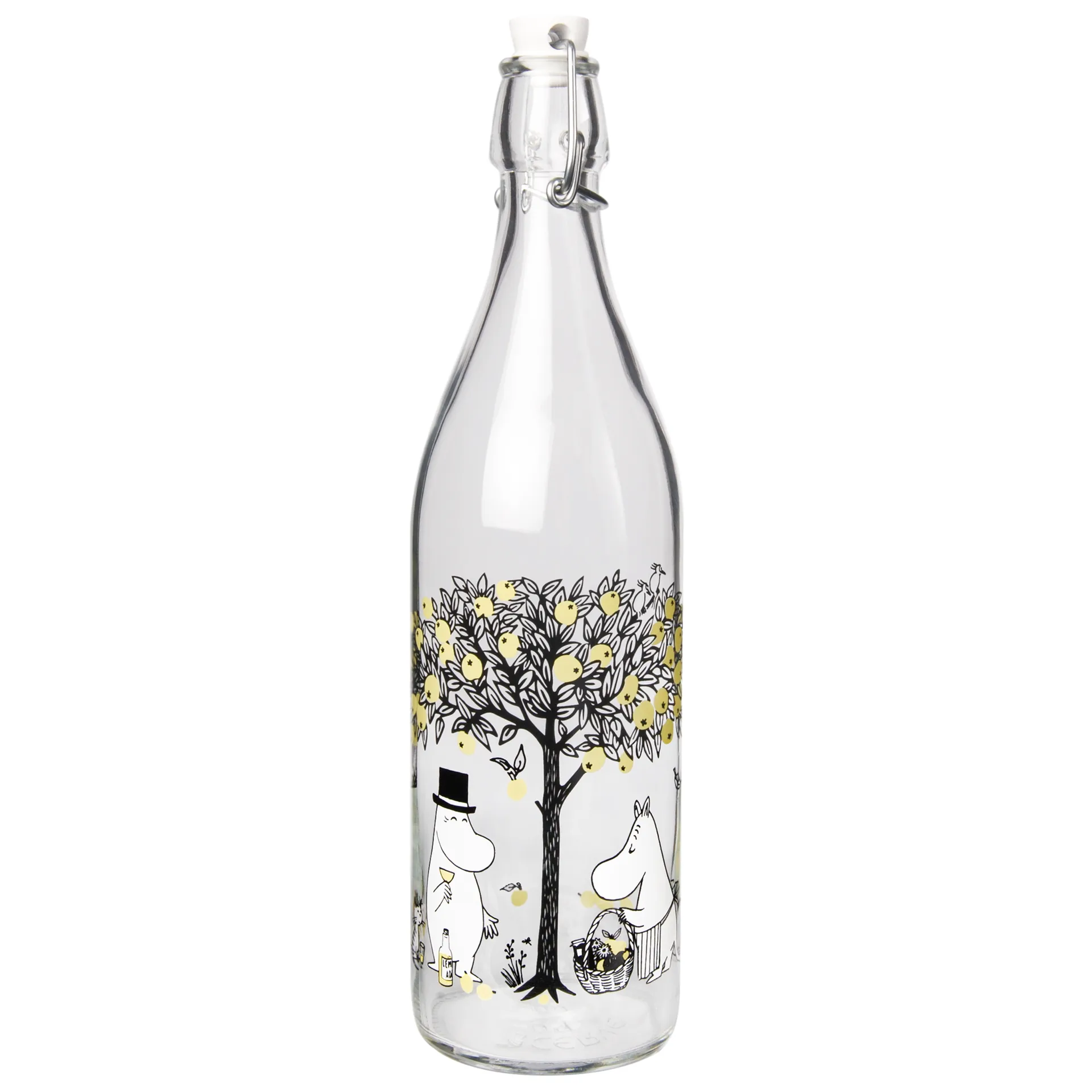Garrafa de vidro Moomin 1 L, Apples Muurla