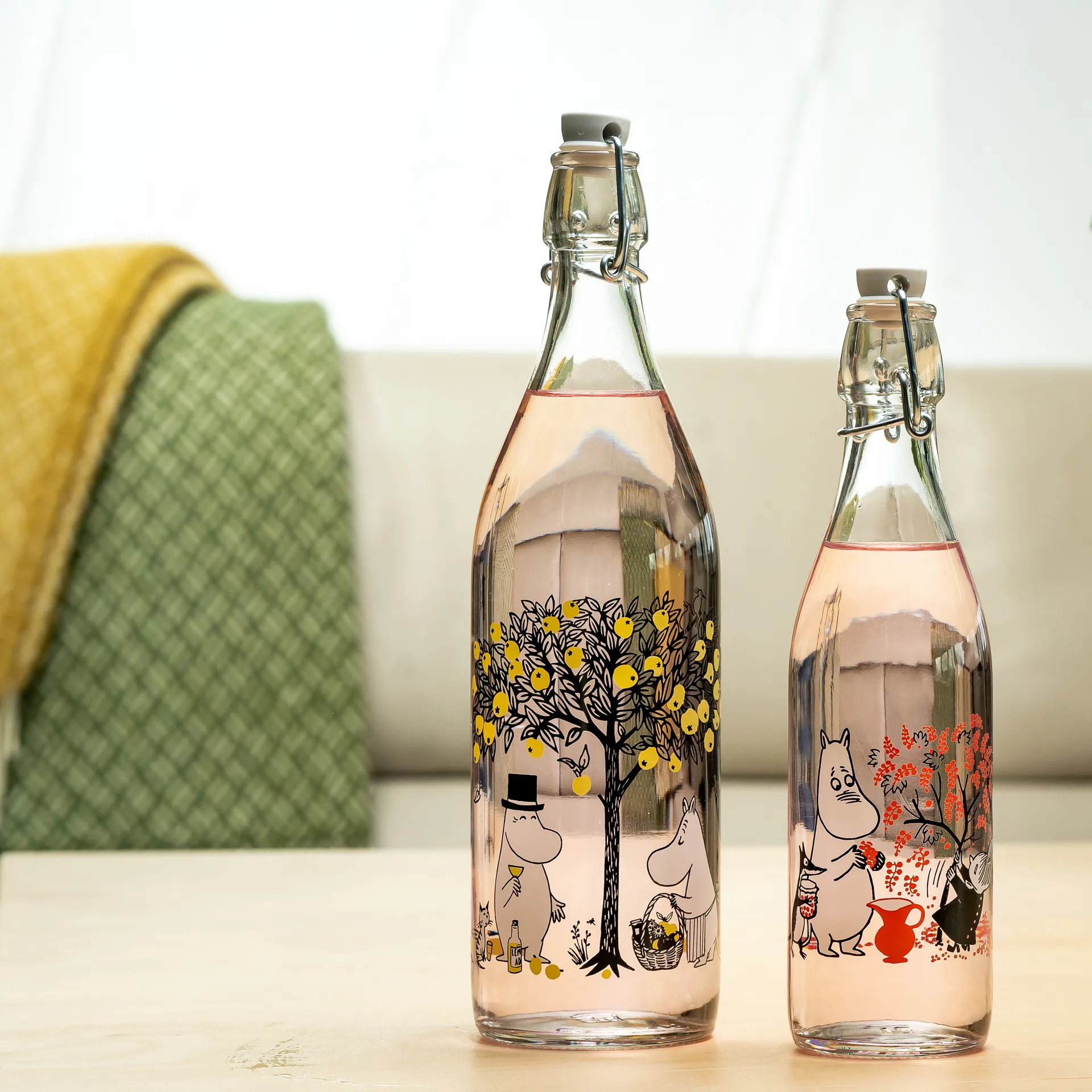 Garrafa de vidro Moomin 1 L, Apples Muurla
