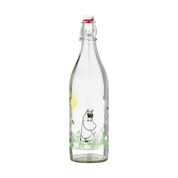 Garrafa de vidro Moomin 1 L - Meadow - Muurla