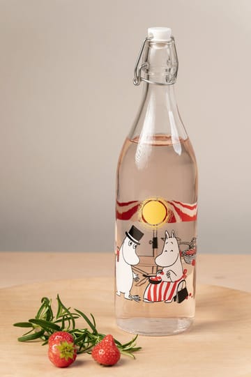 Garrafa de vidro Summertime 1 L - Transparent - Muurla