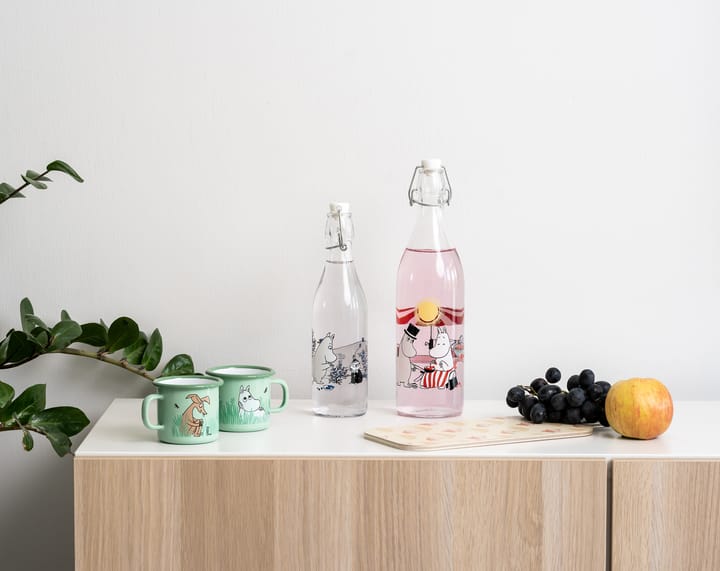 Garrafa de vidro Summertime 1 L, Transparent Muurla