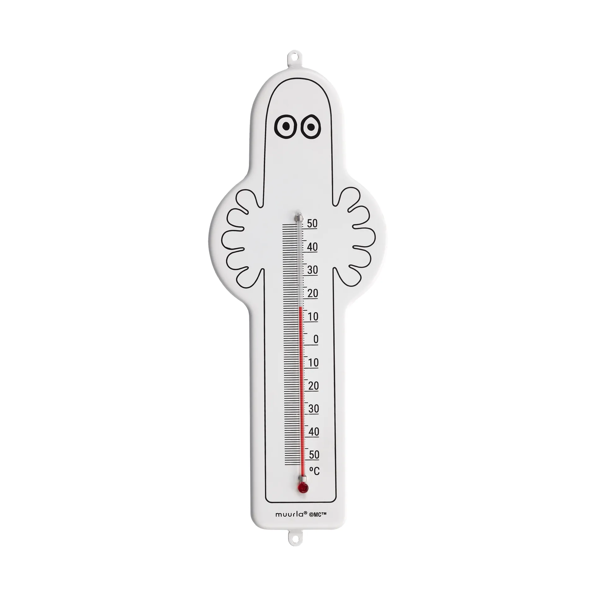 Hattifnattarna termómetro, Galvanizado, 25 cm Muurla