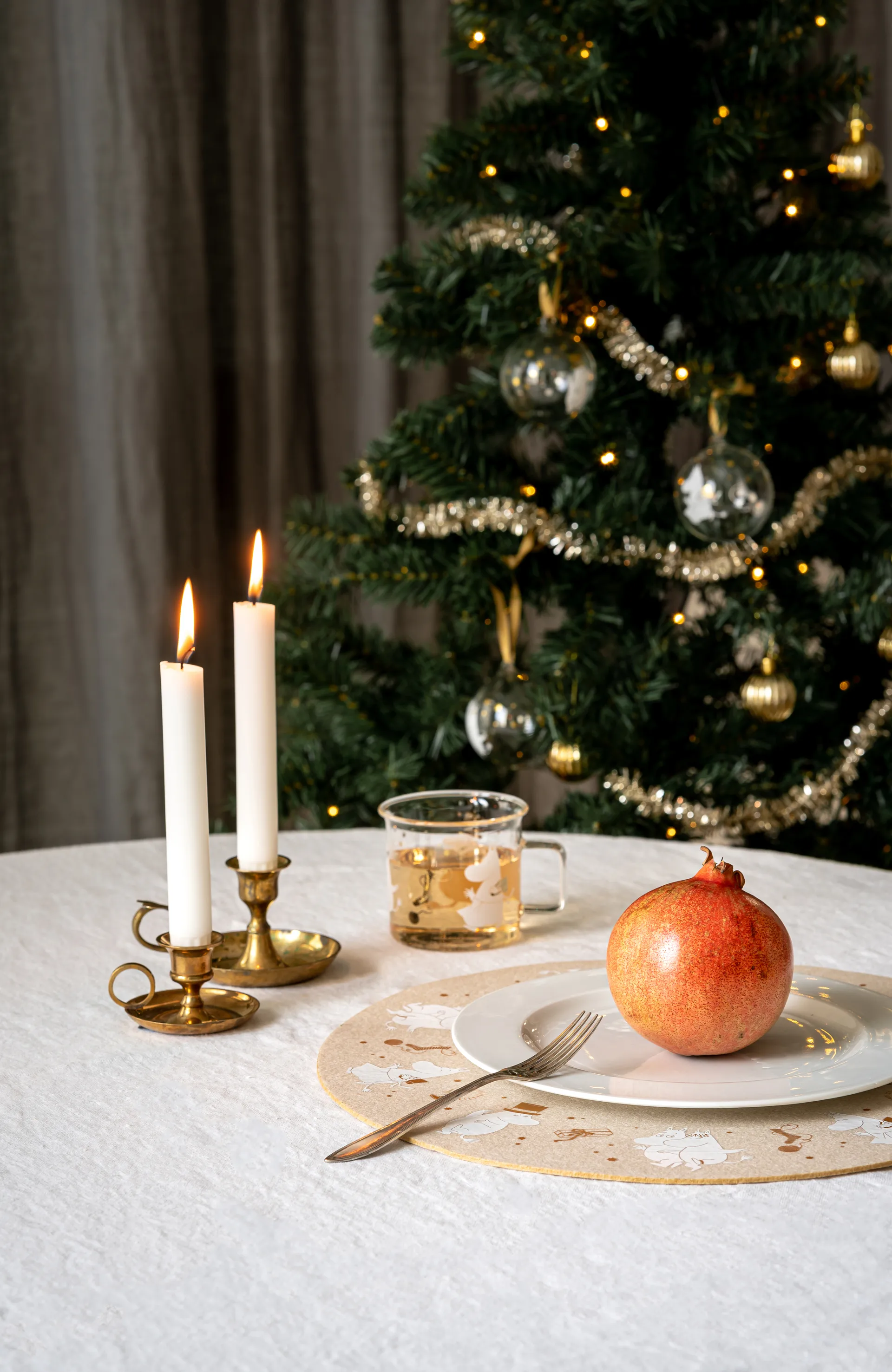 Individual de mesa Moomin Ø38 cm, Sparkling stars Muurla